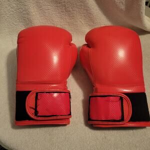 I Love Kickboxing" Hot Pink 14oz Boxing Gloves Workout Gym Gloves Fitness